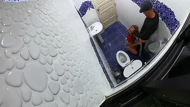 Spy Camera - Public Toilet 1. Sucking Unearth In Public Toilet 8 Min